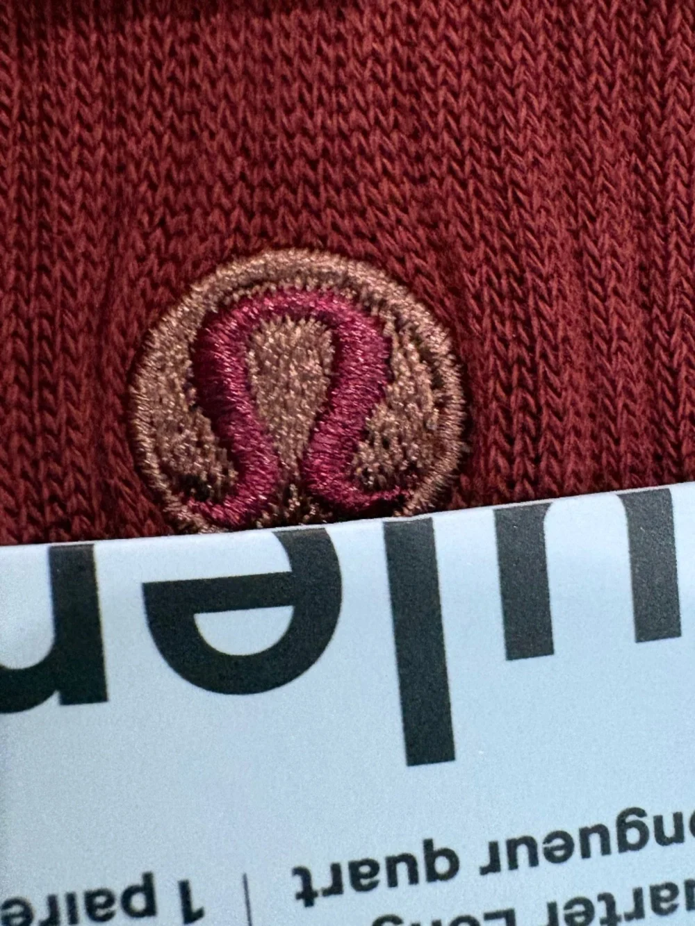 Lululemon daily essential quarter socks Rockwood